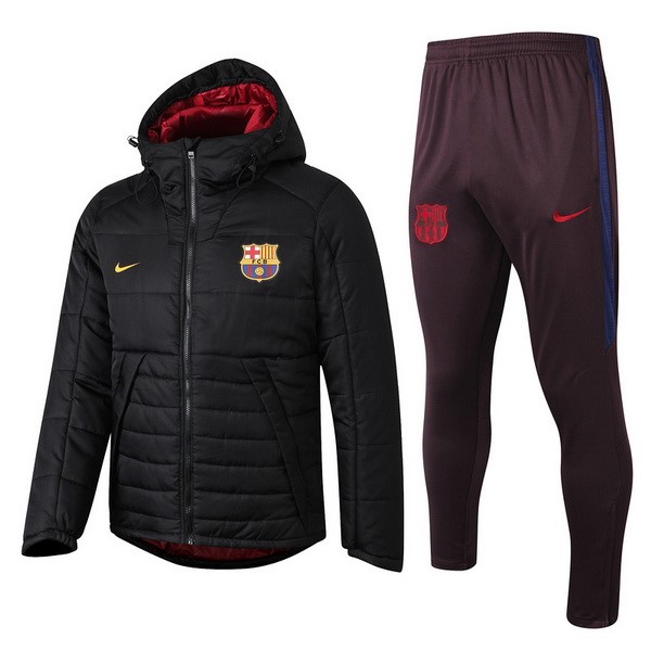 Chaqueta Abajo Barcelona Conjunto Completo 2019-2020 Negro